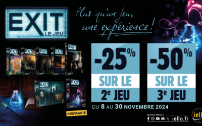 Promo sur la gamme Exit !