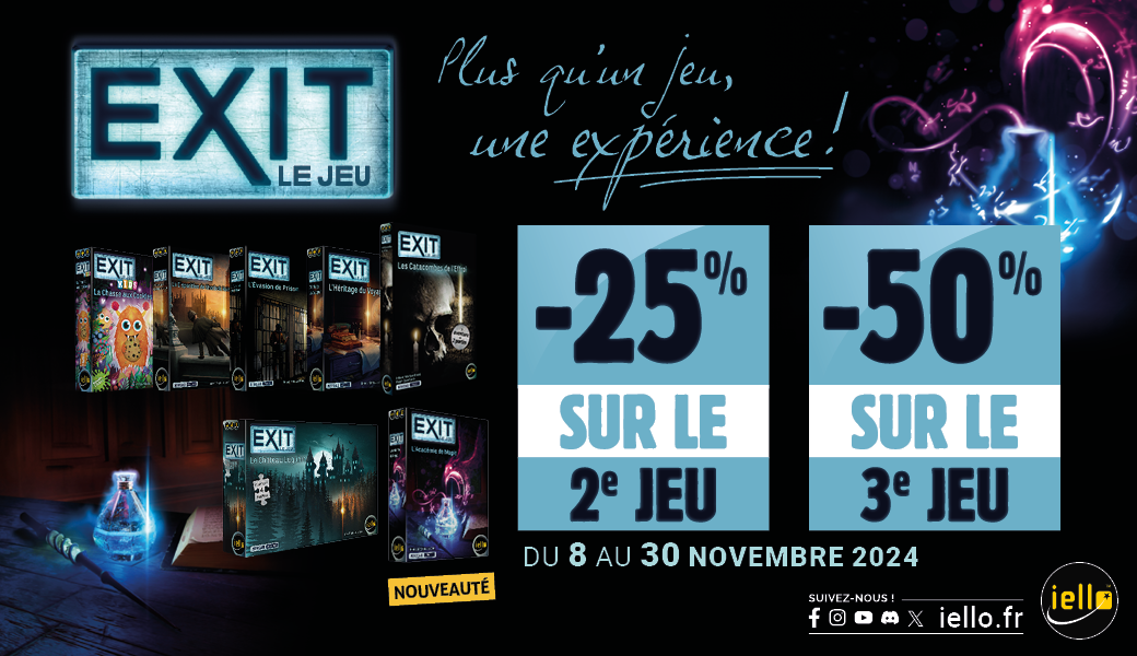 Promo sur la gamme Exit !