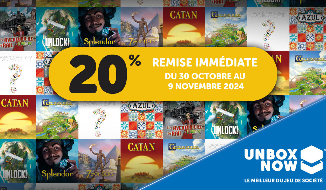 -20% sur une sélection de jeux !