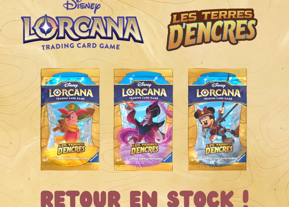Retour en stock Lorcana