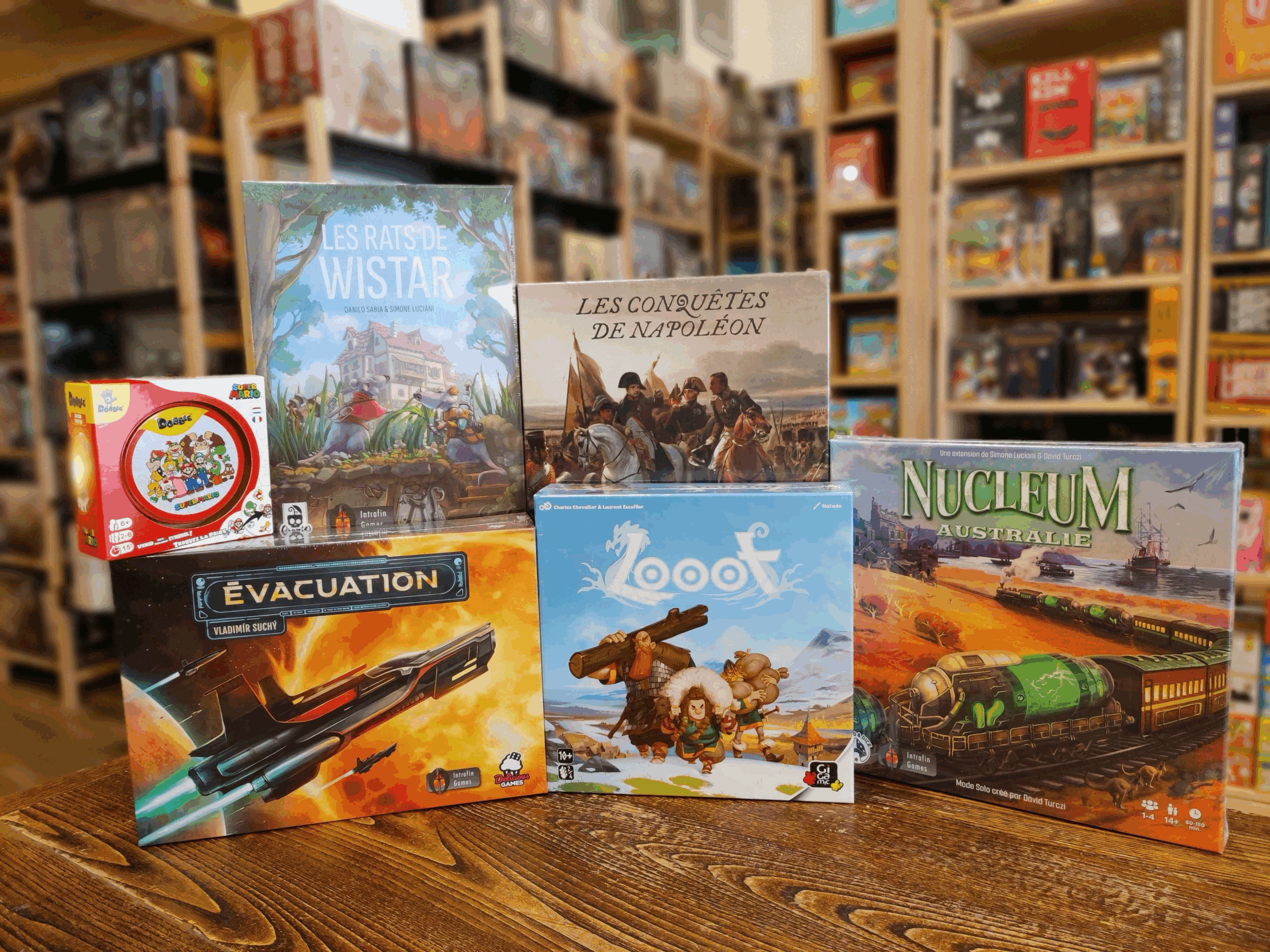 Des grosses boites sont arrivées